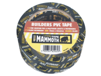 Everbuild Builders PVC Tape Black 50mm x 33m