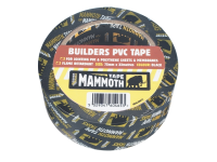 Everbuild Builders PVC Tape Black 75mm x 33m