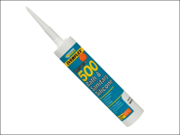 Everbuild Bath & Sanitary Silicone Sealant White 310ml 500