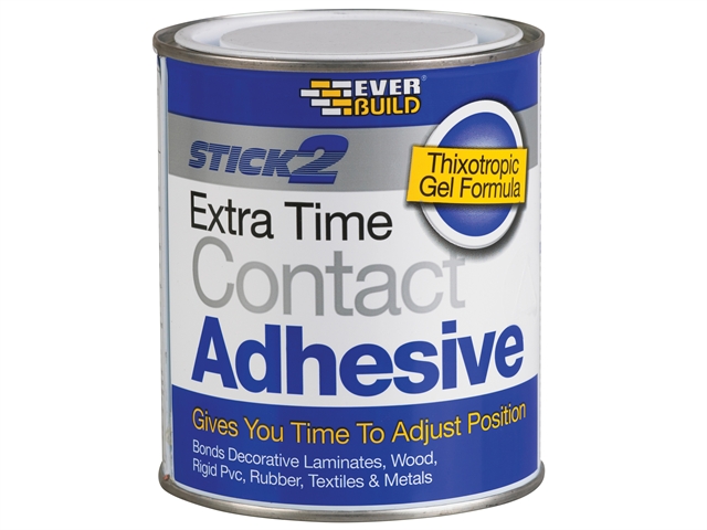 Everbuild Stick 2 Extra Time Thixotropic Contact Adhesive 750ml