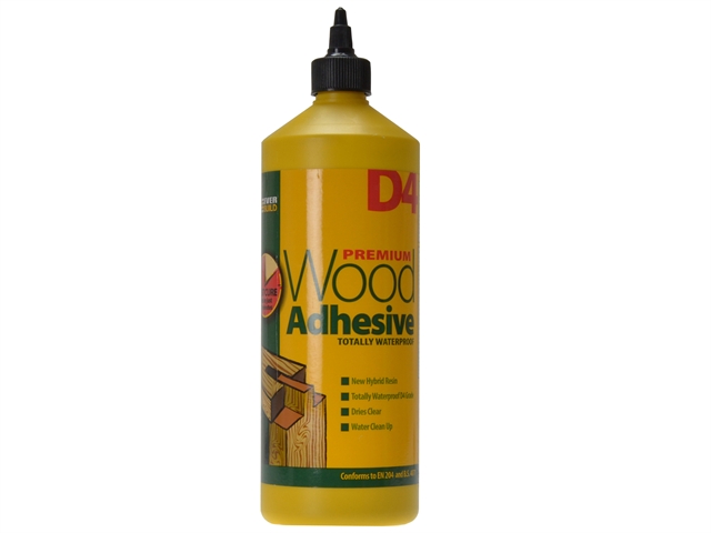 Everbuild Premium Wood Adhesive D4 1 Litre