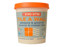 Evo-Stik Tile a Wall Adhesive & Grout for Ceramic & Mosaic Tiles  1 Litre