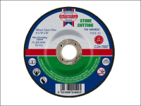 Faithfull Cut Off Disc for Stone Depressed Centre 100 x 3.2 x 16mm