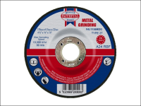 Faithfull Grinding Disc for Metal Depressed Centre 115 x 6.5 x 22mm