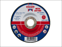 Faithfull Cut Off Disc for Metal Depressed Centre 125 x 3.2 x 22mm