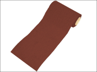 Faithfull Aluminium Oxide Paper Roll Red Heavy-Duty 115mm x 1m Coarse