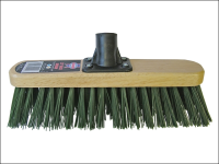 Faithfull Broom Head Stiff Green 300mm (12in) Threaded Socket