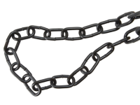 Faithfull Black Japanned Chain 5mm x 10m Box - Max Load 160kg