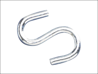 Faithfull S Hooks 3mm Zinc Plated (Pack of 20)
