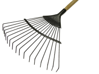 Faithfull Lawn Rake 16T Carbon Steel Ash Handle