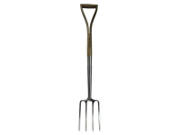 Faithfull Prestige Stainless Steel Digging Fork Ash Handle