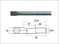 Faithfull Chisel 380mm Ryobi / Bosch Shank