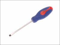 Faithfull Soft Grip Screwdriver Slotted Flared Tip 5.5mm x 100mm
