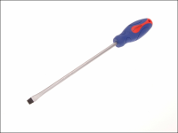 Faithfull Soft Grip Screwdriver Slotted Flared Tip 10mm x 250mm