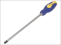 Faithfull Soft Grip Screwdriver Pozidriv Tip PZ4 x 250mm Long Reach