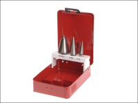 Faithfull HSS Taper Drill Bit Set of 3