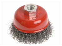 Faithfull Wire Cup Brush 125mm x M14 x 2 0.30mm