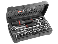 Facom R.2A Socket Set of 37 Metric 1/4in Drive