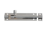 Forge Door Bolt - Chrome Finish 100mm (4in)