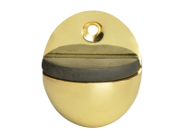 Forge Oval Door Stop Brass Finish 40mm