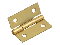 Forge Butt Hinge Brass Finish 40mm (1.5in) Pack of 2