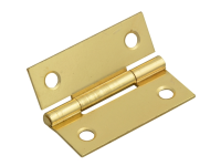 Forge Butt Hinge Brass Finish 50mm (2in) Pack of 2