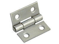 Forge Butt Hinge Polished Chrome Finish 25mm (1in) Pack of 2