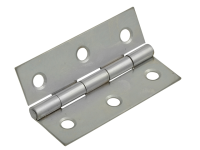 Forge Butt Hinge Polished Chrome Finish 75mm (3in) Pack of 2