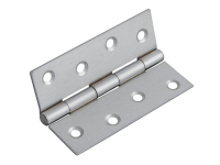 Forge Butt Hinge Satin Chrome Finish 100mm (4in) Pack of 2