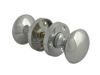 Forge Mortice Knob Set - Chrome Finish 53mm (2in)