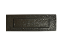 Forge Letter Plate - Antique Black Powder Coated 250mm