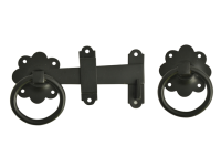 Forge Ring Gate Latch - Black Powder Coated