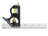 Fisher F411ME Combination Square with Aluminium Blade 150mm (6in)