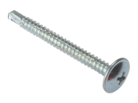 Forgefix Baypole Self Drill Screw Phillips Wafer Head ZP 4.8 x 50mm Box 100