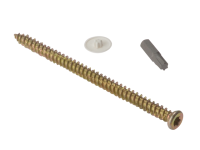 Forgefix Concrete Frame Screw Torx High-Low Thread ZYP 7.5 x 132mm Box 100