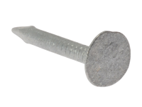 Forgefix Clout Nail Extra Large Head Galvanised 25mm Bag Weight 500g
