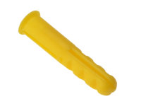 Forgefix Plastic Wall Plug Yellow No.4-6 Bulk 1000