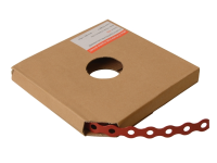 Forgefix Red Plastic Coated Pre-Galvanised Band 12mm x 0.8 x 10m Box 1