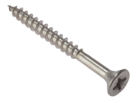 Forgefix Multi-Purpose Pozi Screw CSK ST Stainless Steel 5.0 x 40mm Box 200