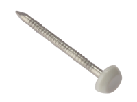 Forgefix Cladding Pin White Stainless Steel 30mm Blister 25