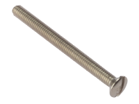 Forgefix Socket Screw Slotted Raised Head Nickle Plated 3.5 x 40mm Bag 100