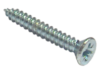 Forgefix Self Tapping Screw Pozi CSK ZP 1/2 x 4 Box 200