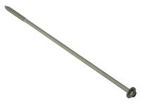 Forgefix Timber Fix Screw Hex Flange Head Green Anti-Corrosion 250mm Box 50