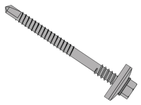 Forgefix TechFast Composite Panels to Steel Hex Screw No.3 Tip 5.5 x 150mm Box 100