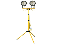 Faithfull Power Plus Sitelight Twin Adjustable Stand 1000 Watt 110 Volt 110V