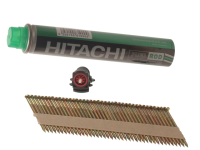 Hitachi 2.9 x 50mm Galvanised Ring Clipped Head Nail & Fuel (3300)