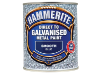 Hammerite Direct To Galvanised Metal Paint Blue 750ml