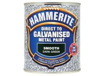 Hammerite Direct To Galvanised Metal Paint Dark Green 750ml