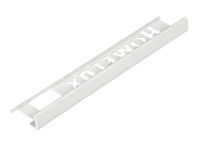 Homelux Tile Trim Homelux PVC Straight Edge White 6mm x 2.5m (Box 10)