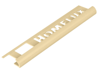Homelux Tile Trim Homelux PVC Round Edge Soft Cream 6mm x 2.44m (Box 10)